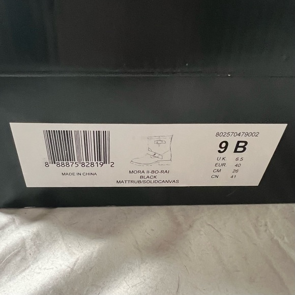 Polo Ralph Lauren Mora ll Rain Boots Womens Size 9 Black Great Shape! - Picture 9 of 11